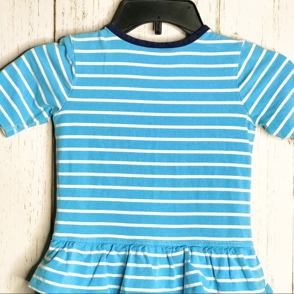 Hanna Andersson Blue Striped Layered Dress - Picture 7 of 9